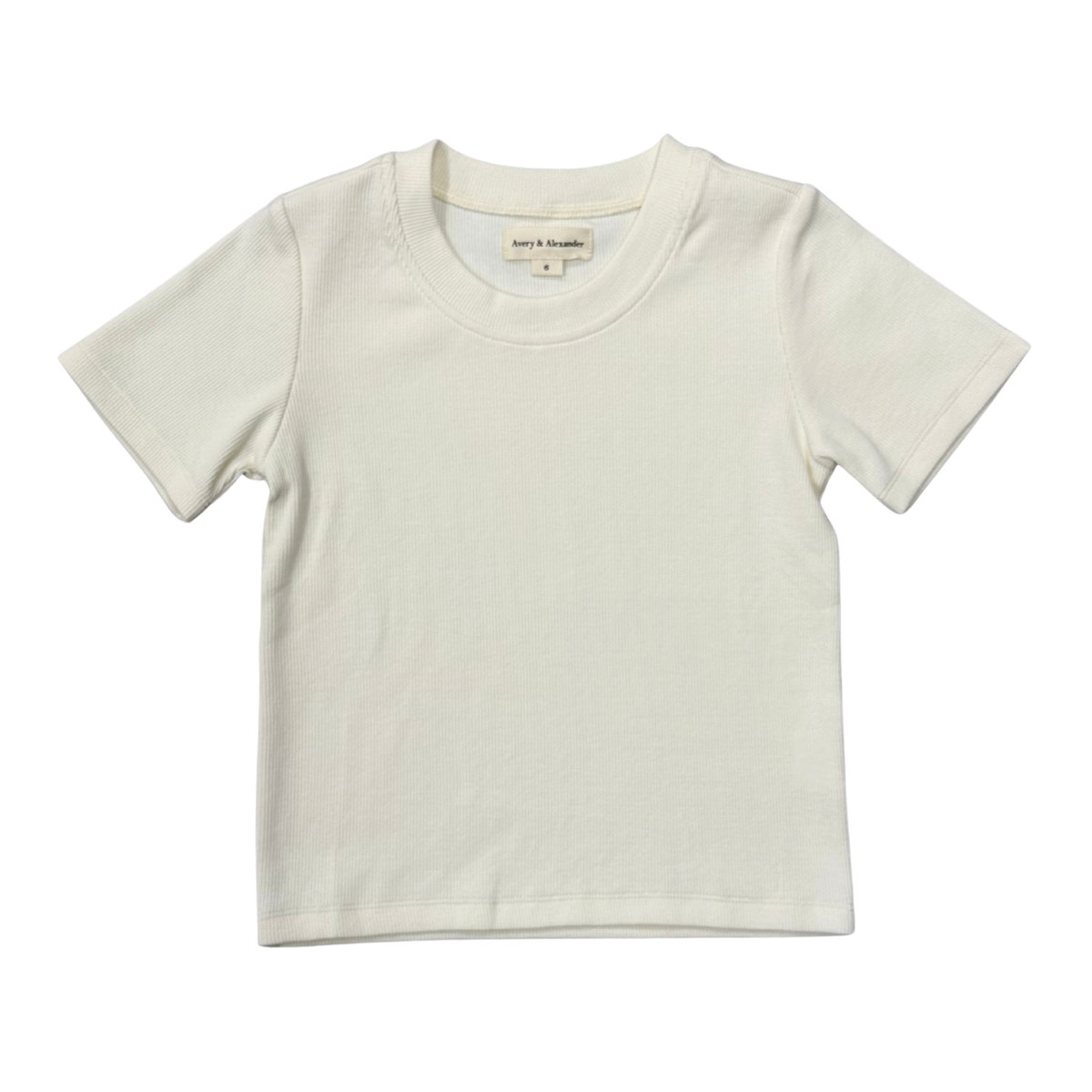 Ribbed Short Sleeve Tee (2 Colors)