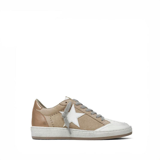 Beige Suede Sneakers