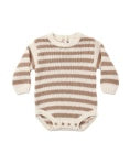 Rex Romper Almond Stripe