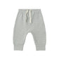 Drawstring Pant Sage Micro Stripe