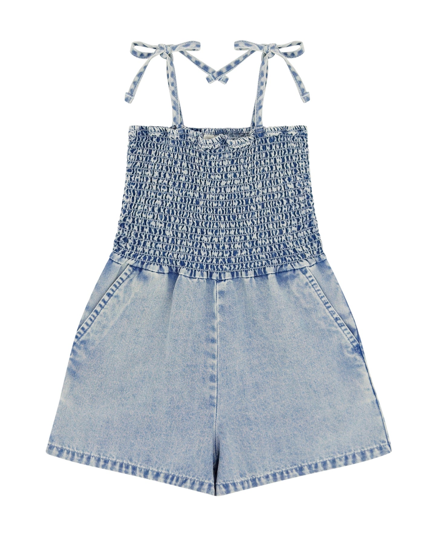Denim Washed Romper
