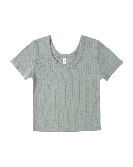 Pointelle Tee