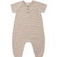 Short Sleeve Jumpsuit in Almond