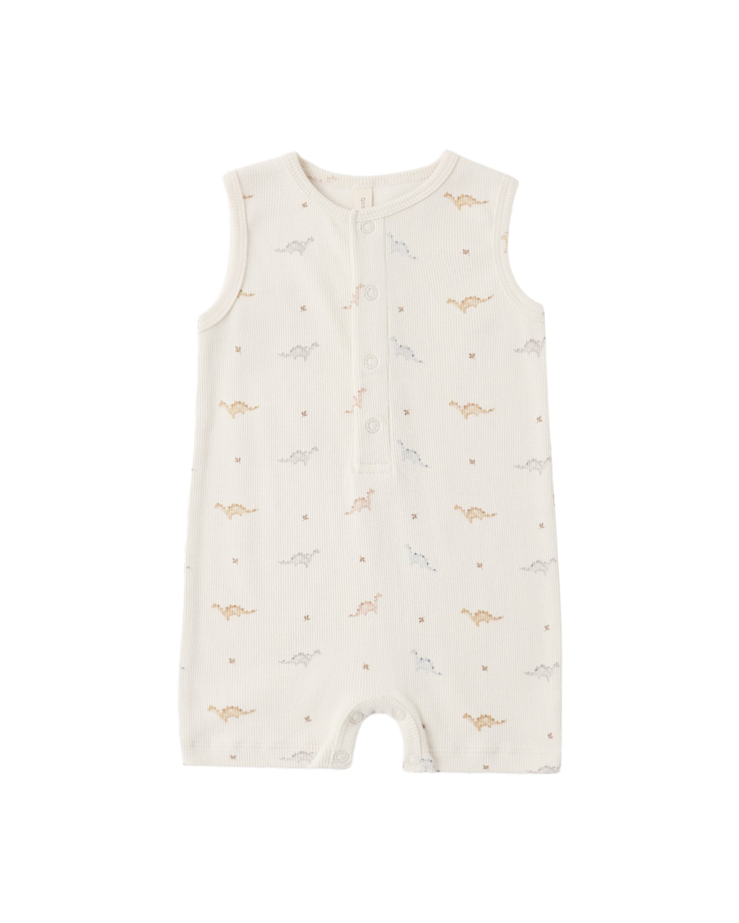 Ribbed Henly Dino Romper