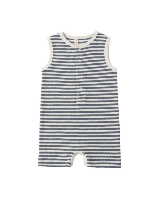 Ocean Stripe Henly Romper