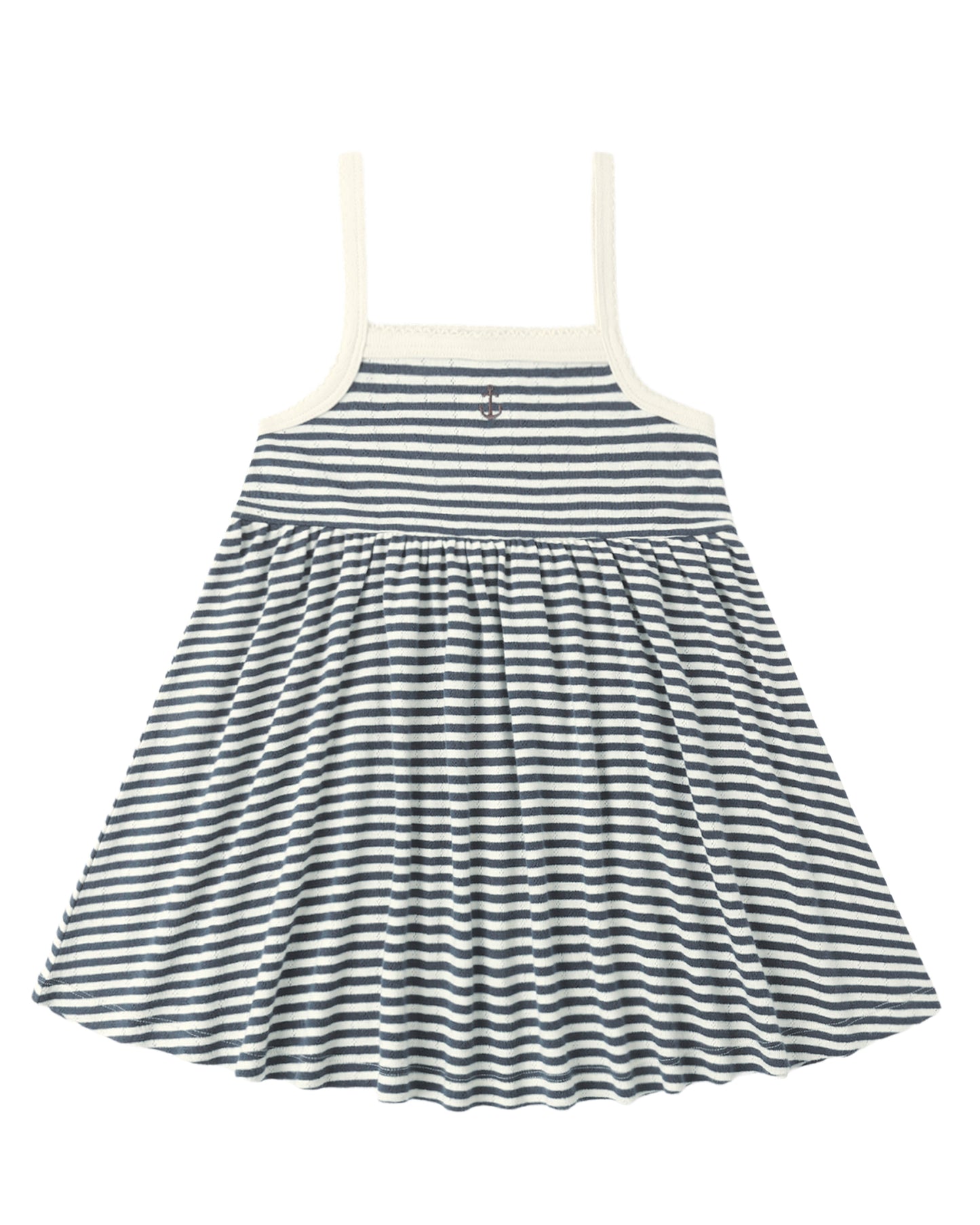 Lea Dress - Navy Stripe