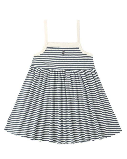Lea Dress - Navy Stripe