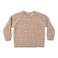 Knit Sweater Heathered Almond