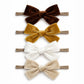 4 Pack Velvet Nylon Bows