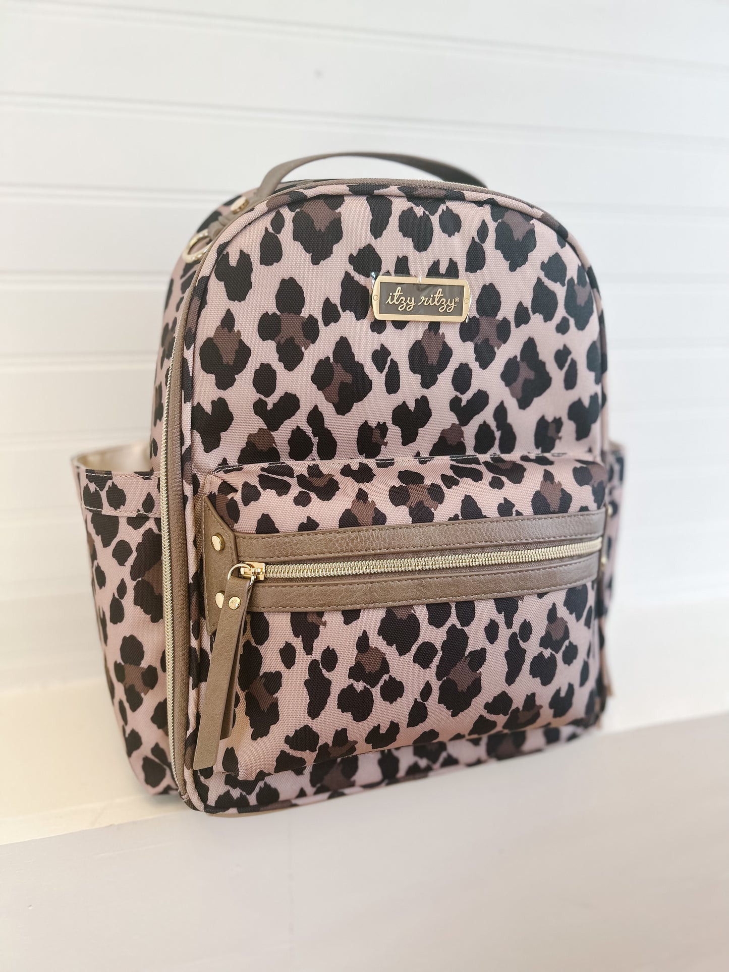 Itzy Ritzy Mini Diaper Bag in Leopard