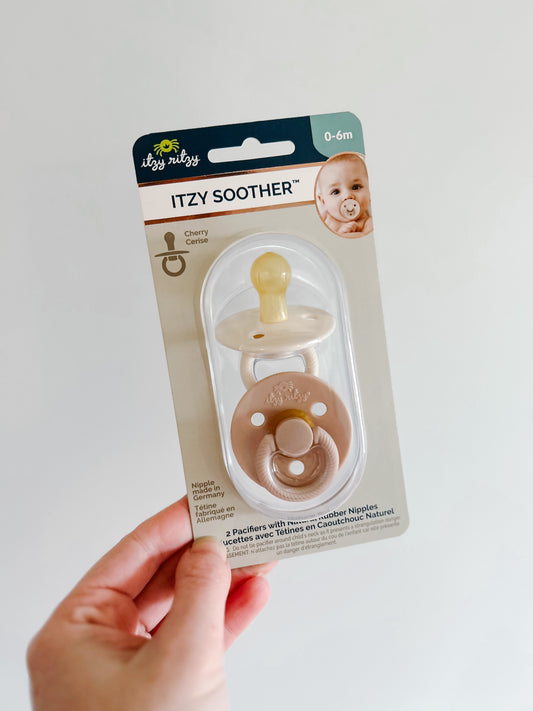 Natural Rubber Pacifier Set